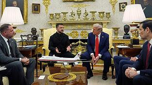 Der ukrainische Staatschef Wolodymyr Selenskyj reist ein weiteres Mal in die USA, um von Washington neue Waffen für den Krieg mit Russland zu erbitten. (Archivbild)