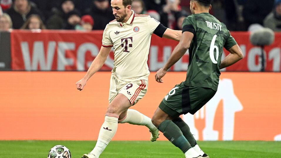 Erst ein Lattenschuss, dann zur Pause verletzt raus: Harry Kane (l).