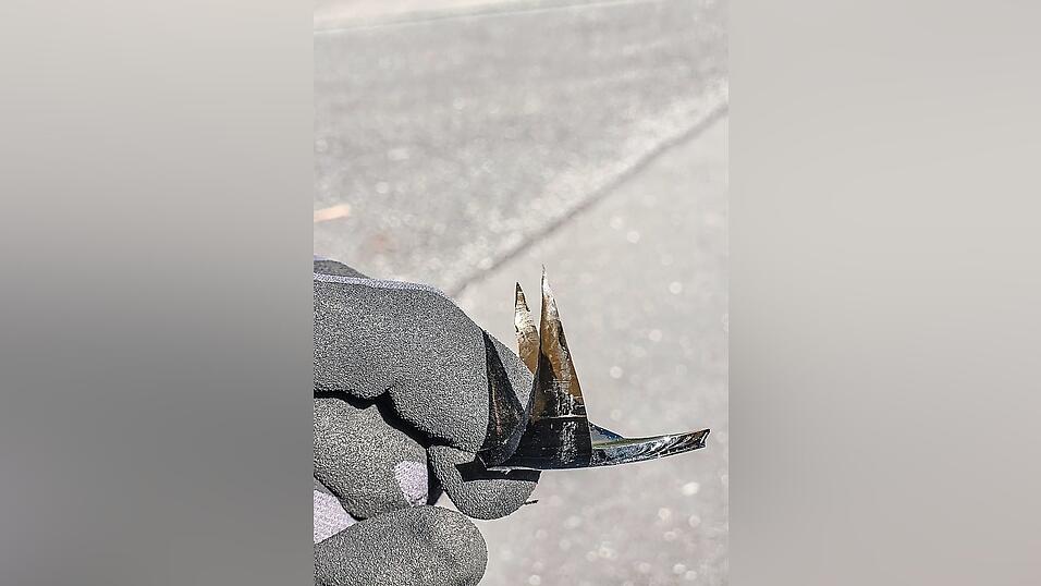 Eine messerscharfe Glasscherbe lag auf dem Skaterplatz.