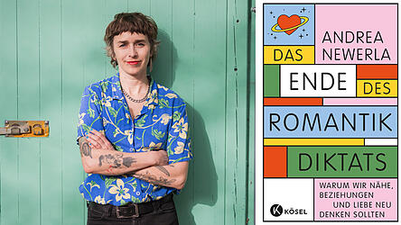 Andrea Newerla beschäftigt sich als promovierte Soziologin mit dem Zusammenleben der Menschen. Sie forschte zu Beziehungsmustern jenseits des Standards und hat das Buch „Das Ende des Romantikdiktats“ geschrieben.