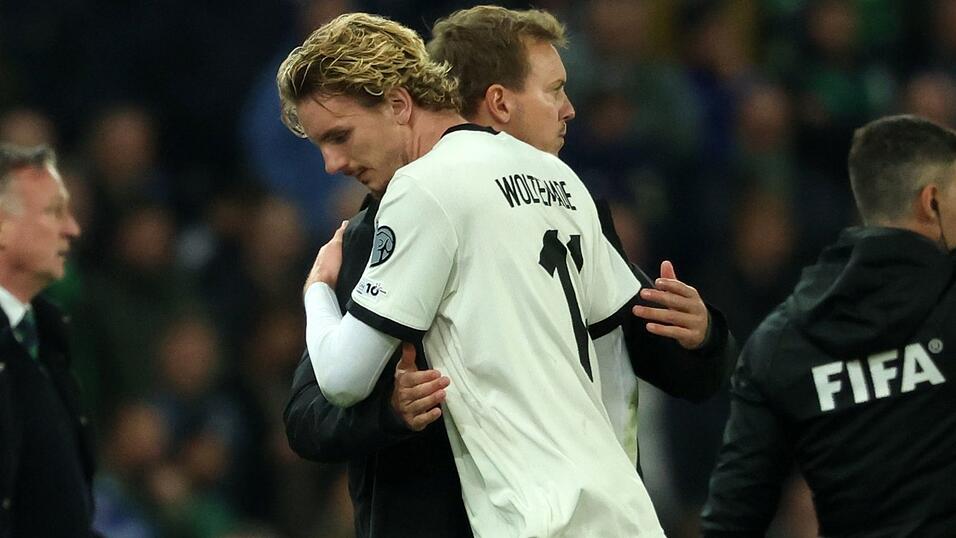 Der Bundestrainer setzt auf Woltemade.