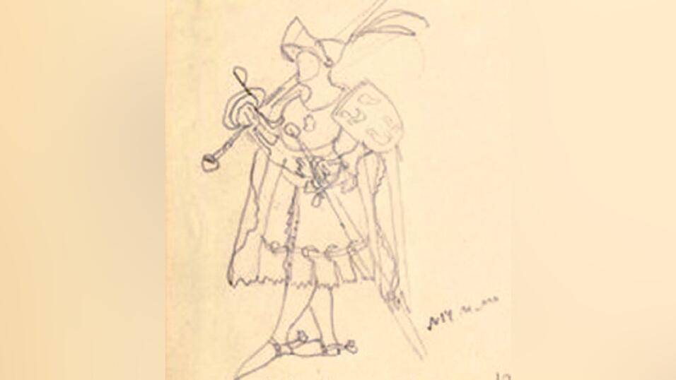 Bevor sich Wassily Kandinsky der abstrakten Malerei zuwandte, zeichnete er gerne Mittelalter-Motive. Bevor sich Wassily Kandinsky der abstrakten Malerei zuwandte, zeichnete er gerne Mittelalter-Motive.