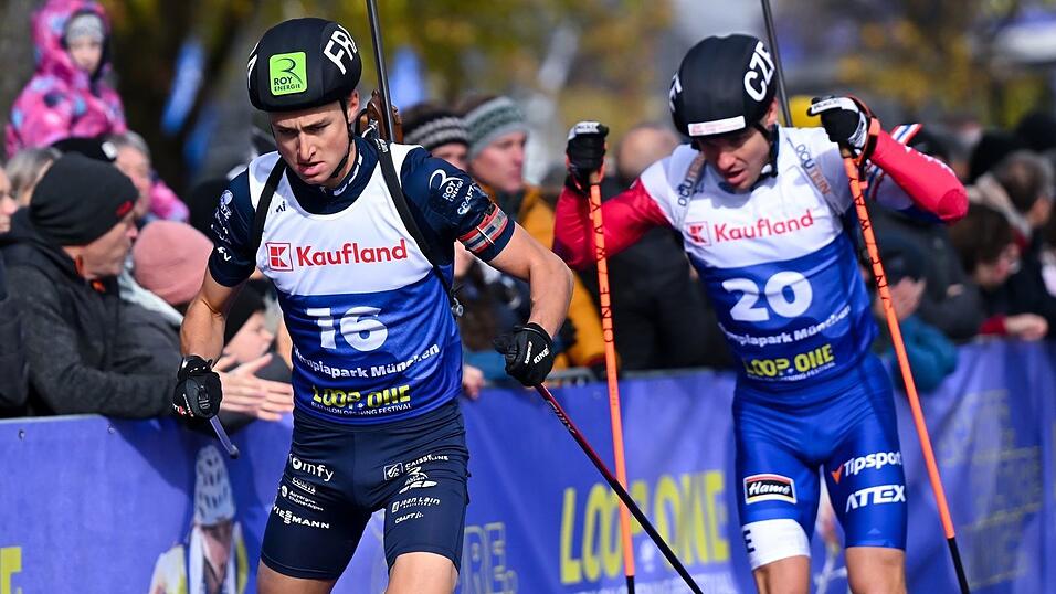 Eric Perrot (l) gewinnt das erste Loop-One-Festival.