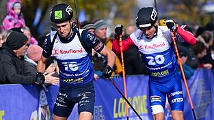 Eric Perrot (l) gewinnt das erste Loop-One-Festival.
