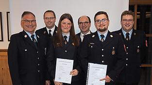 Julia Maier und Martin Gangkofer bildeten sich fort. Julia Maier und Martin Gangkofer bildeten sich fort.