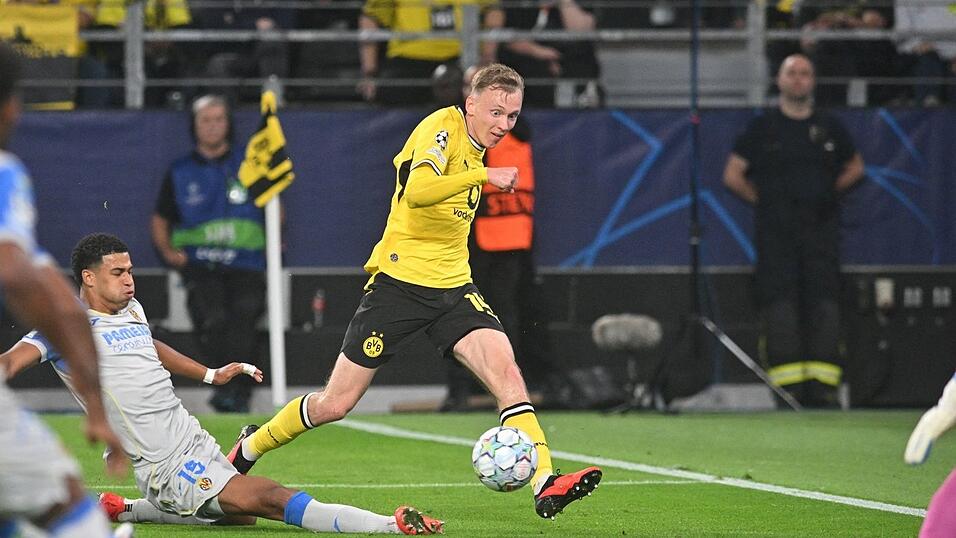 Nach Beiers Hereingabe fiel das 1:0. Nach Beiers Hereingabe fiel das 1:0.
