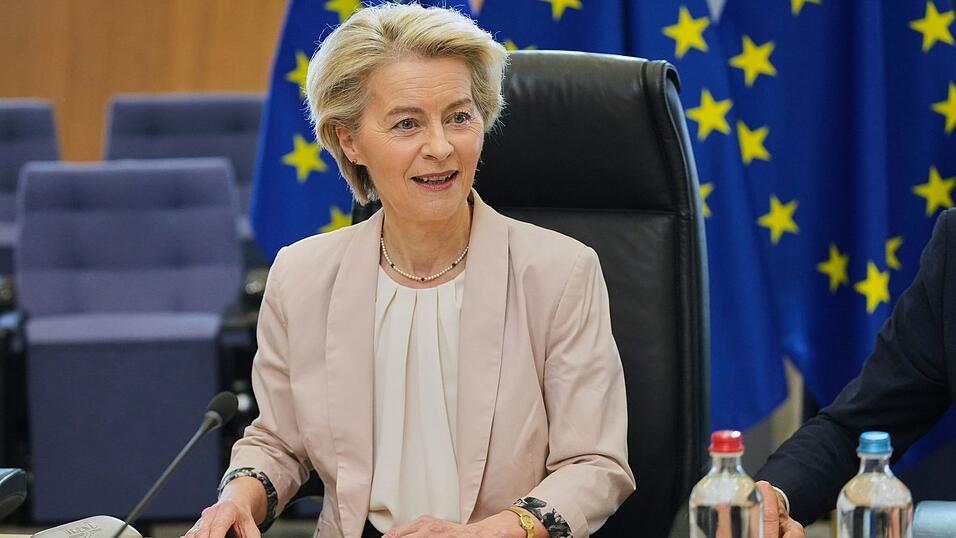 Ursula von der Leyen bei einem Treffen mit Industrievertretern.