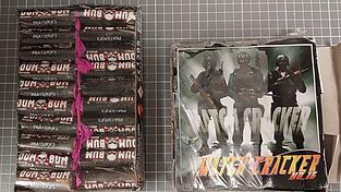 &Uuml;bersichtsaufnahme der Pyrotechnik.