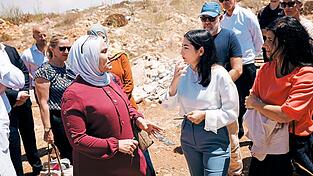 Reem Alabali Radovan war bereits im August im Westjordanland, um sich persönlich ein Bild von der Lage zu machen.