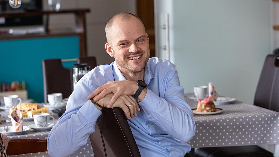 'Ich war zur richtigen Zeit am richtigen Ort', sagt der 37-jährige Fabian Dullinger bescheiden.