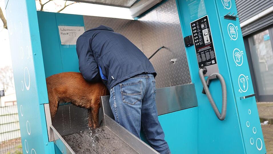 Bei ZooRoyal gibt es unter anderem Hundewaschstationen. Bei ZooRoyal gibt es unter anderem Hundewaschstationen.