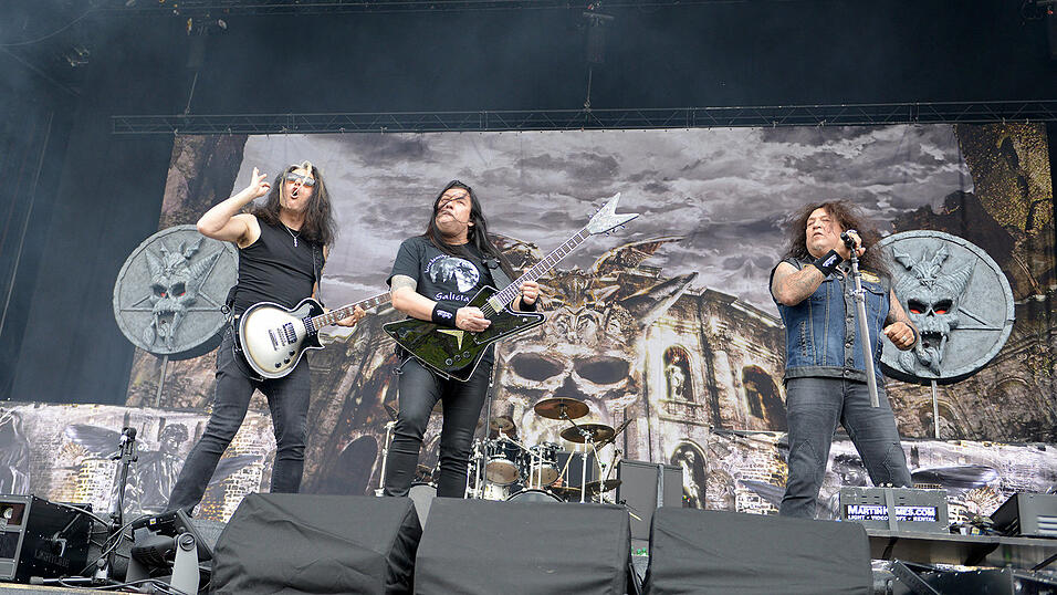 Impressionen vom dritten Tag des 'Rockavaria'-Festivals in M&uuml;nchen. (Fotos: Jens Niering)