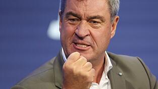 CSU-Chef Söder sagt einer «Roten Front» in Berlin den Kampf an. CSU-Chef Söder sagt einer «Roten Front» in Berlin den Kampf an.