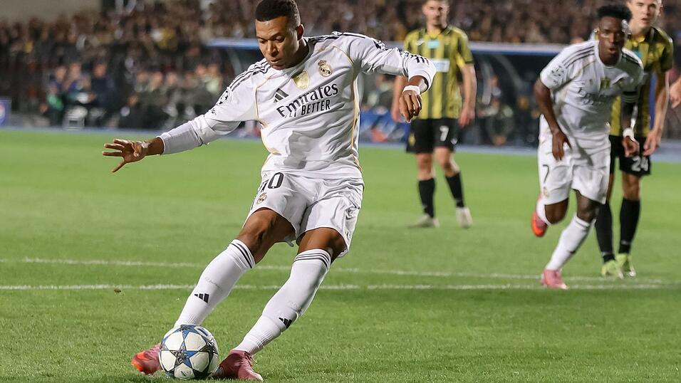 Kylian Mbappe trifft für Real Madrid nach Belieben.