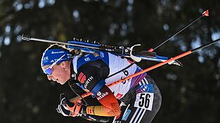 Franziska Preuß kam auf Platz zehn ins Ziel.