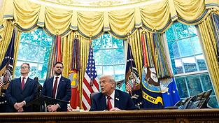 Donald Trump hat sich zur Fußball-WM 2026 geäußert.