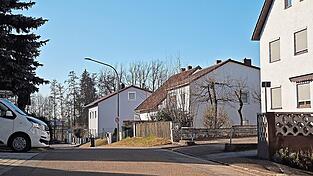 Die Scheuerer Straße in Mangolding.