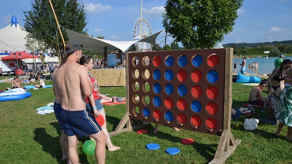 Gutes Wetter sorgte auch für gute Stimmung bei den Gästen bei Utopia Island.