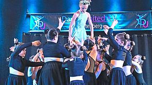 Die Crazy Stars aus Zustorf waren mit einer gro&szlig;en Truppe gekommen.