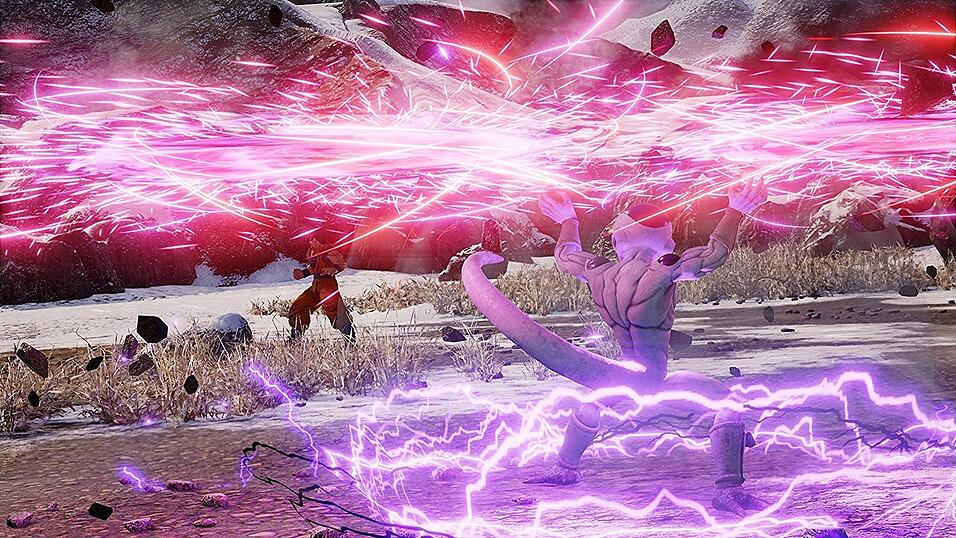 Spektakulär sehen die Kämpfe in 'Jump Force' auf jeden Fall aus: Etwa, wenn 'Dragon Ball' Held Son Goku auf seinen Erzfeind Freeza trifft.