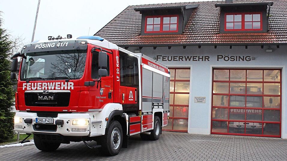 Derzeit bereiten sich die Aktiven der Feuerwehr P&ouml;sing auf den Einsatz mit dem neuen LF 20 KatS vor, das Ende des Jahres, sp&auml;testens aber Anfang 2022 in den Alarmplan aufgenommen werden soll.