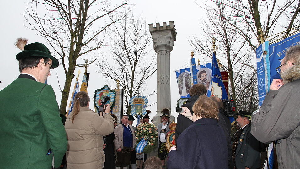 Zum 41. Mal trafen sich am Samstag Patrioten und Königstreue zum Winterpatriotentreffen. (Foto: Katharina Baumeister)
