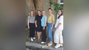 Das Team des Pflegest&uuml;tzpunkts (von links): Johanna Birnkammer, Sandra Aschenbrenner, Irmi Holler, Alexandra Pappenberger, Jenny Schoele