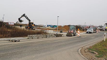Die Arbeiten im Baugebiet Feuchtener Feld sind im Endspurt. Noch sind sechs Bauplätze frei.