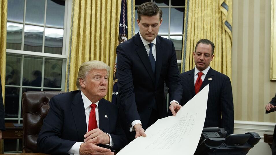 Nach den Feierlichkeiten am Kapitol unterzeichnet der neue Präsident üblicherweise erste Dokumente im Weißen Haus. (Archivbild)