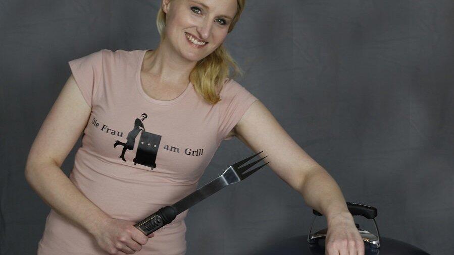 Anja Auer ist 'die Frau am Grill'.