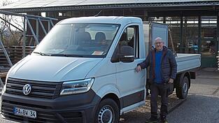 Johann Schned arbeitet bereits seit &uuml;ber f&uuml;nf Jahren bei dem Metallbaubetrieb Benno Wimmer aus dem Landkreis Passau als Fahrer.