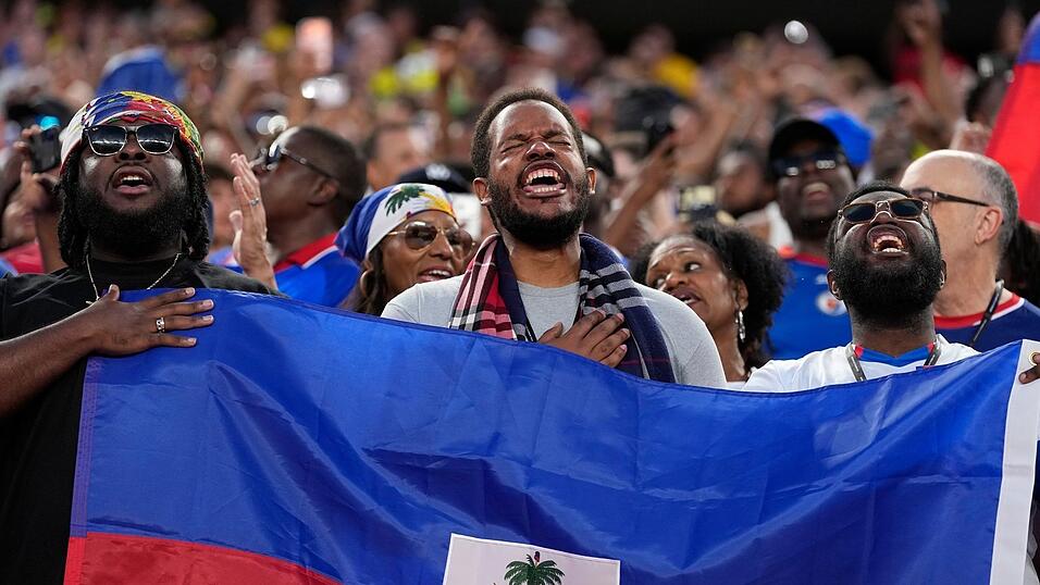 Für die Fans von Haiti war es trotz der Niederlage ein besonderer Tag. Für die Fans von Haiti war es trotz der Niederlage ein besonderer Tag.