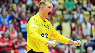 Torwart David Späth überragte beim WM-Sieg der deutschen Handballer gegen Tunesien.