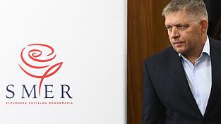 Robert Fico, Vorsitzender der Partei Smer-Sozialdemokratie, ist aufgrund seiner Politik bei vielen EU-Partnern umstritten. (Archivbild) Robert Fico, Vorsitzender der Partei Smer-Sozialdemokratie, ist aufgrund seiner Politik bei vielen EU-Partnern umstritten. (Archivbild)