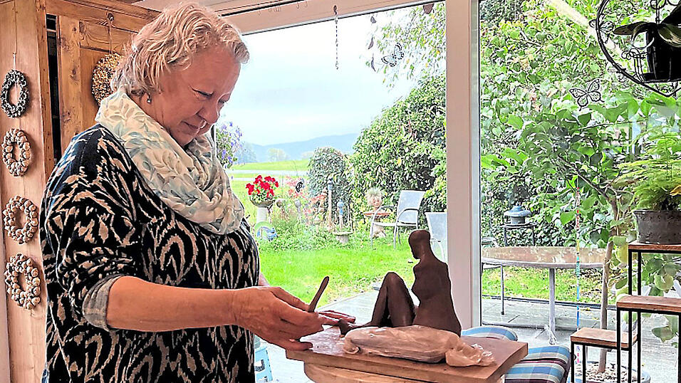 Barbara Engelen ist jeden Tag im Atelier.