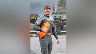Extremschwimmer Joseph Heß will die Donau durchschwimmen. Extremschwimmer Joseph Heß will die Donau durchschwimmen.