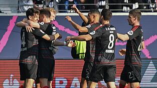 Union Berlin bejubelte in Frankfurt drei wichtige Punkte im Abstiegskampf.