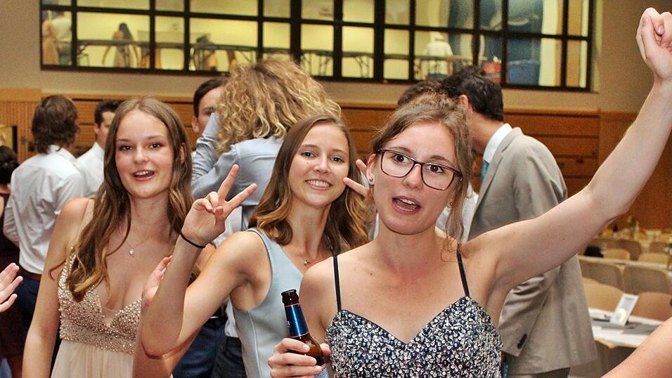 Beste Stimmung auf der Abifeier des Gymnasiums Seligenthal.