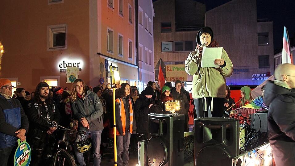 Klimaprotest in Regensburg. Klimaprotest in Regensburg.