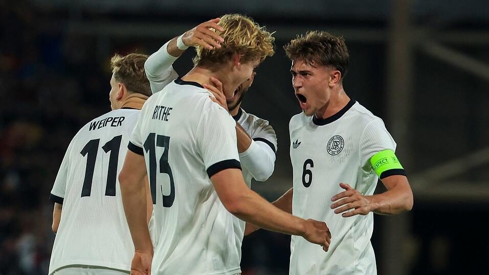 Nach der Pause hatte die deutsche Mannschaft kurz Grund zum Jubeln.