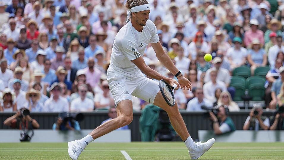 Alexander Zverev spielt deutlich offensiver als in der Vergangenheit. Alexander Zverev spielt deutlich offensiver als in der Vergangenheit.