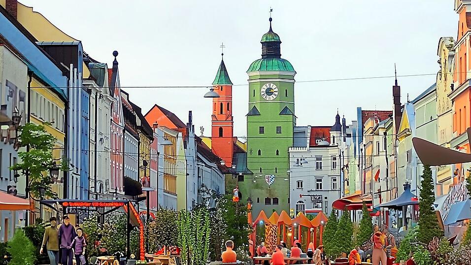 So ähnlich könnte der Zauberwald am Stadtplatz aussehen.