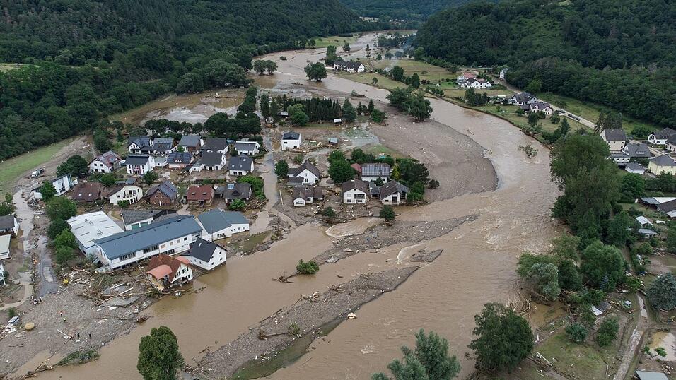 Die Zerstörungen an der Ahr im Juli 2021. Fünf Jahre nach der Katastrophe in Rheinland-Pfalz und Nordrhein-Westfalen sind immer noch nicht alle Schäden behoben. (Archiv) Die Zerstörungen an der Ahr im Juli 2021. Fünf Jahre nach der Katastrophe in Rheinland-Pfalz und Nordrhein-Westfalen sind immer noch nicht alle Schäden behoben. (Archiv)