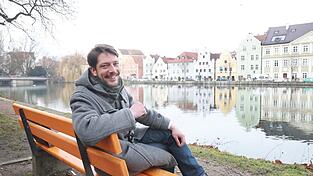 In Landshut mag Norbert Hoffmann vor allem den Blick auf die Isar - zum Beispiel vom Orbankai aus. In Landshut mag Norbert Hoffmann vor allem den Blick auf die Isar - zum Beispiel vom Orbankai aus.