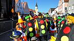 Bunt gemischt: Die Verkehrszeichen- und Ampeltruppe mit Teilnehmern aus Sandsbach, Herrngiersdorf, Schneidhart und Moos.