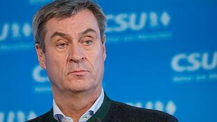 Söder auf der Pressekonferenz