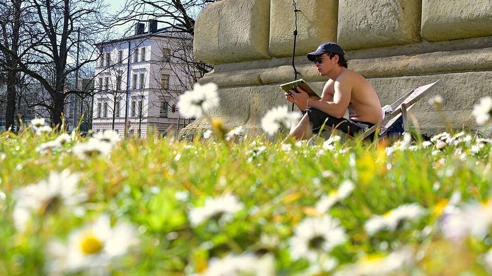 In weiten Teilen des Freistaats zeigt sich der Fr&uuml;hling mit Sonnenschein.