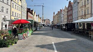Großer Andrang herrschte am Dienstag auf dem Wochenmarkt nicht - was wohl auch an den Pfingstferien lag.