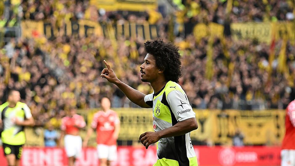 Karim Adeyemi hatte zuletzt viel Grund zur Freude.