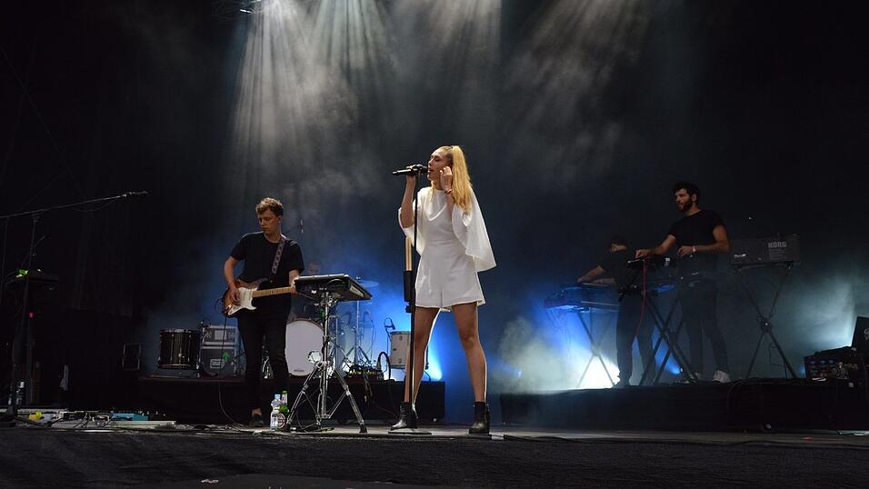 Die Band Claire gastierte in diesem Jahr schon zum zweiten Mal bei Utopia Island.